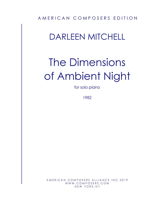 Dimensions Of Ambient Night