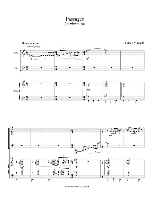 Passages (for piano trio)