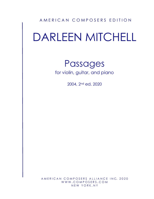 Passages (for violin, guitar, and piano)