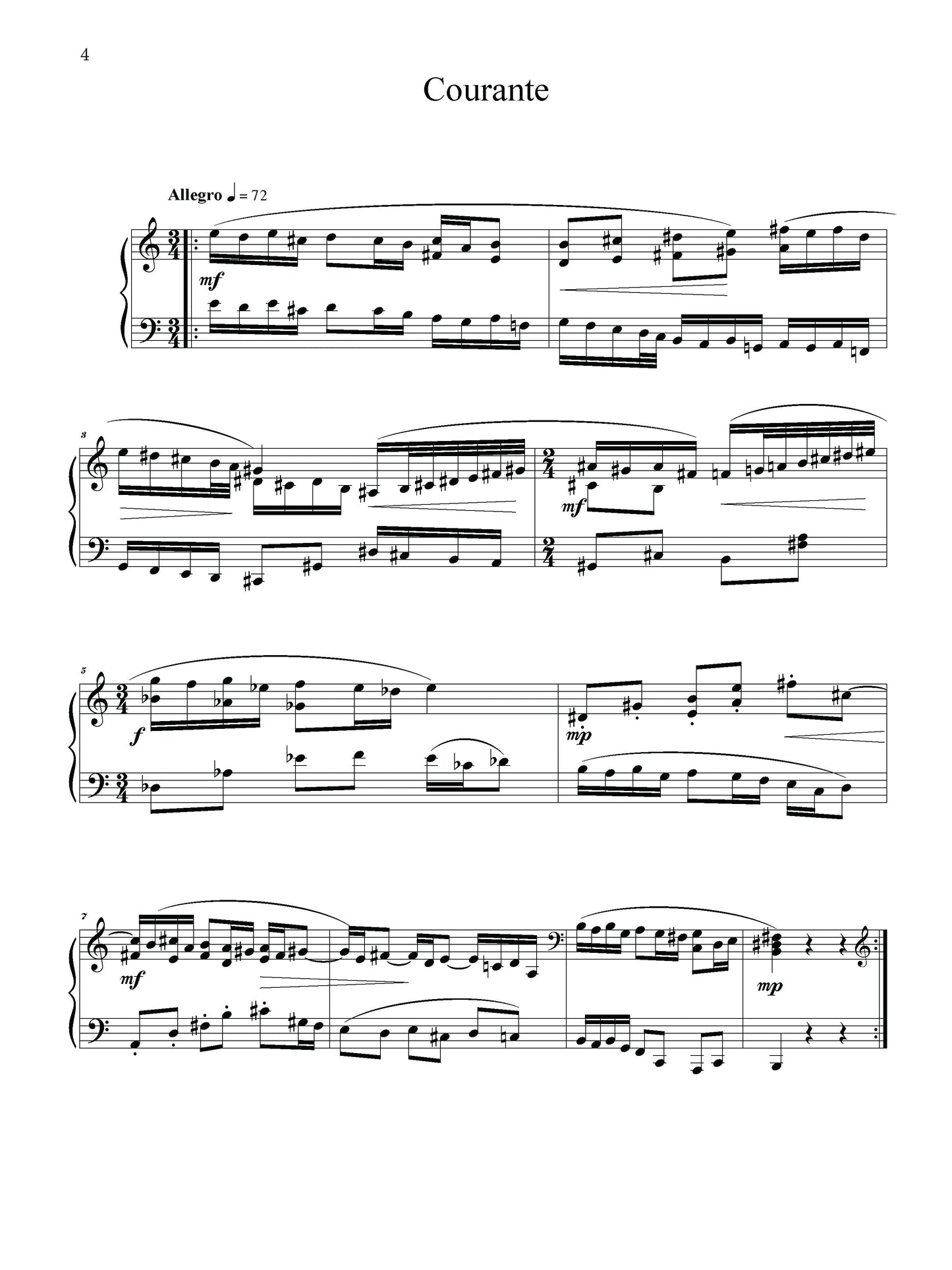 Suite For Piano