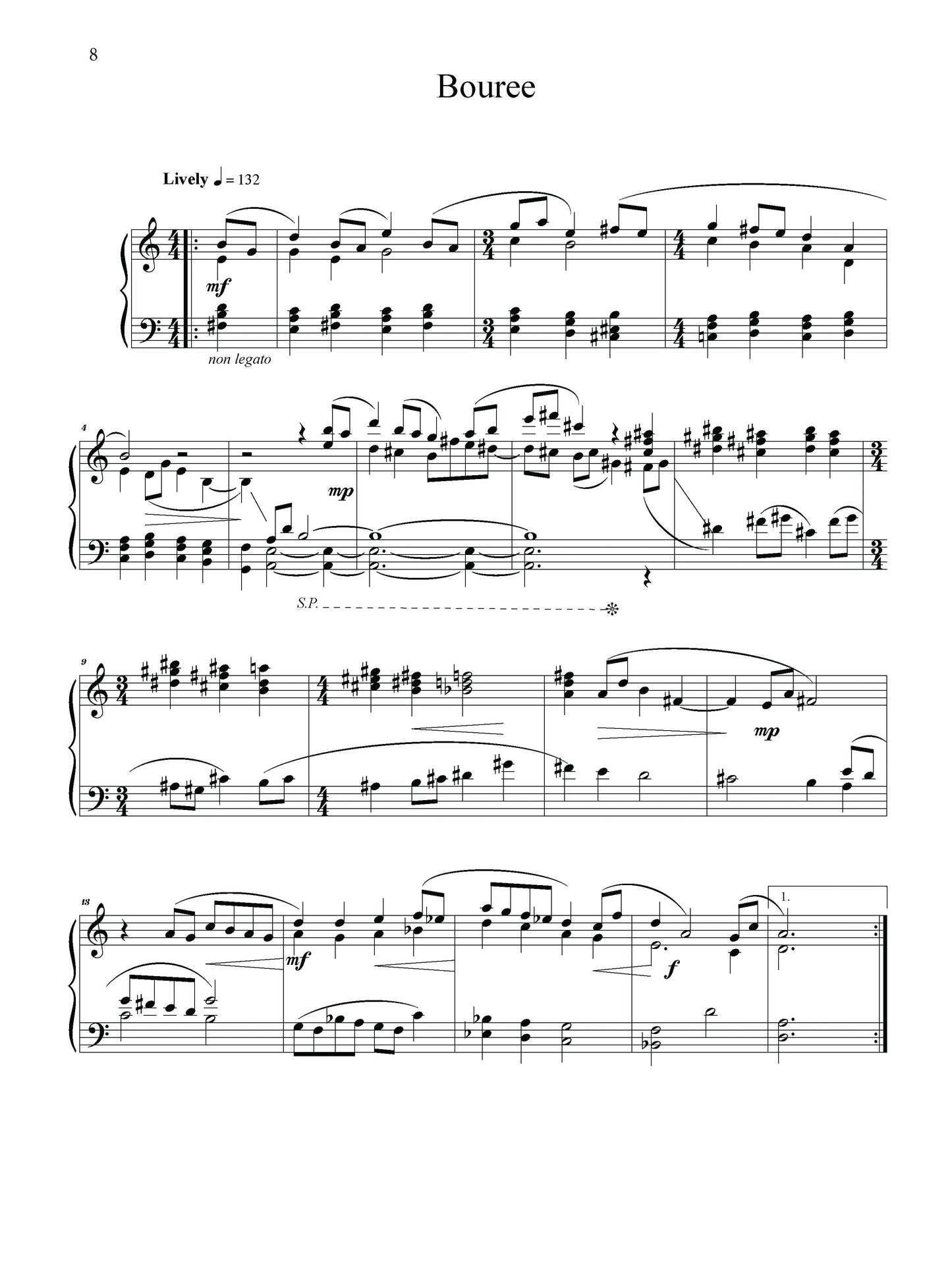 Suite For Piano