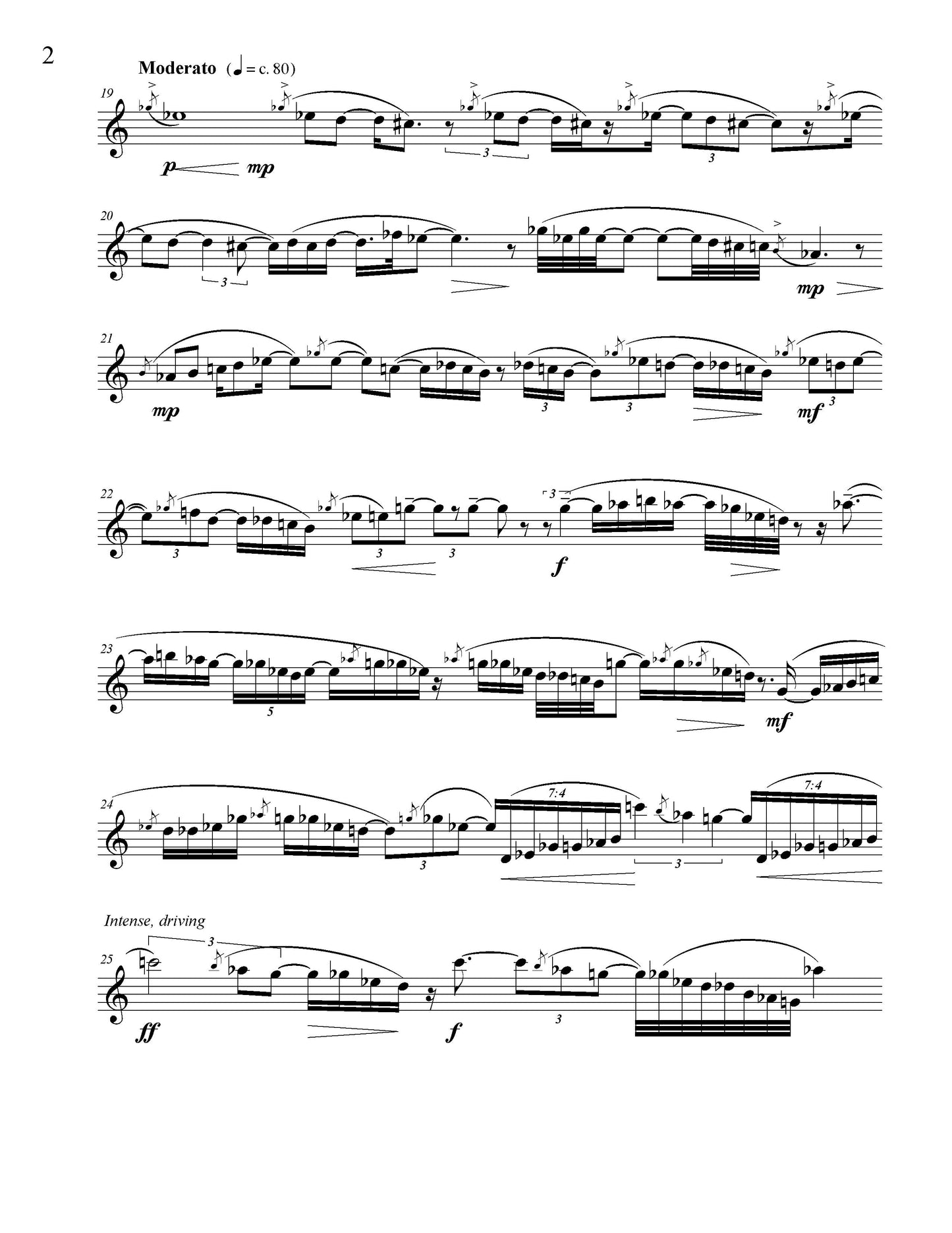 Dichotic Sounds 3 - For Bass Clarinet