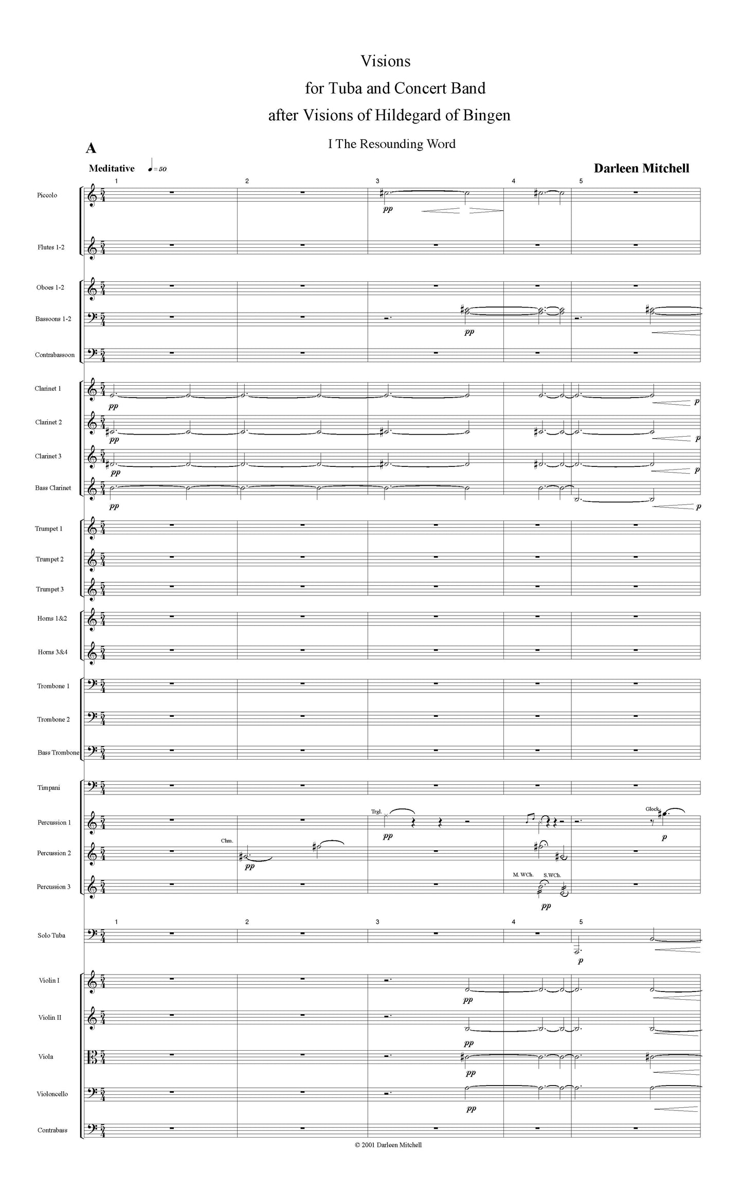 Visions: Concerto For Tuba And Concert Band