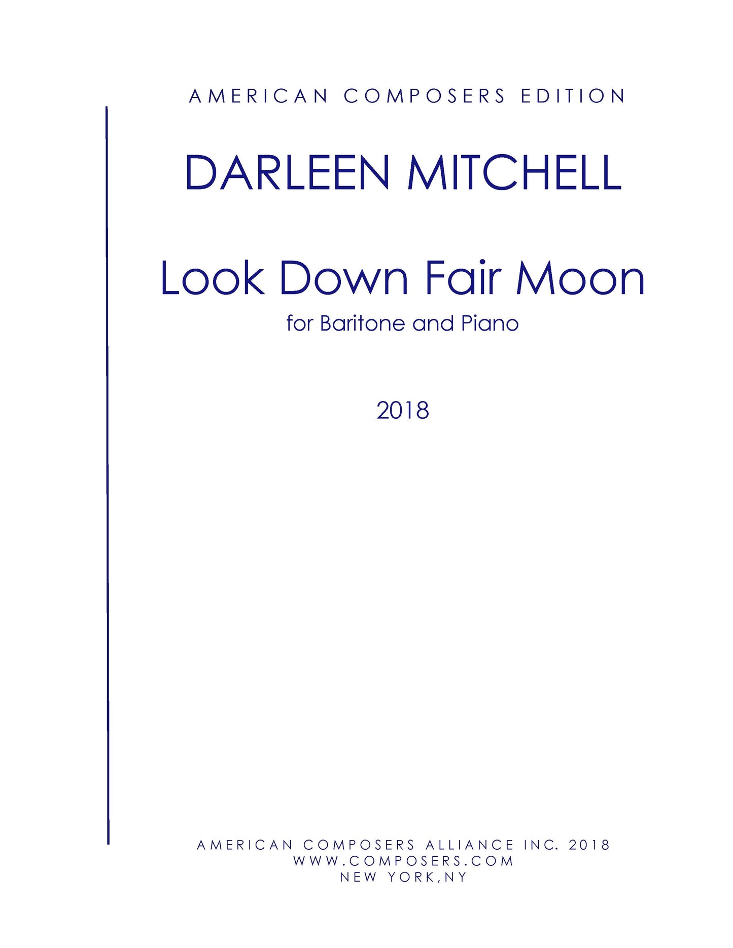 Look Down Fair Moon