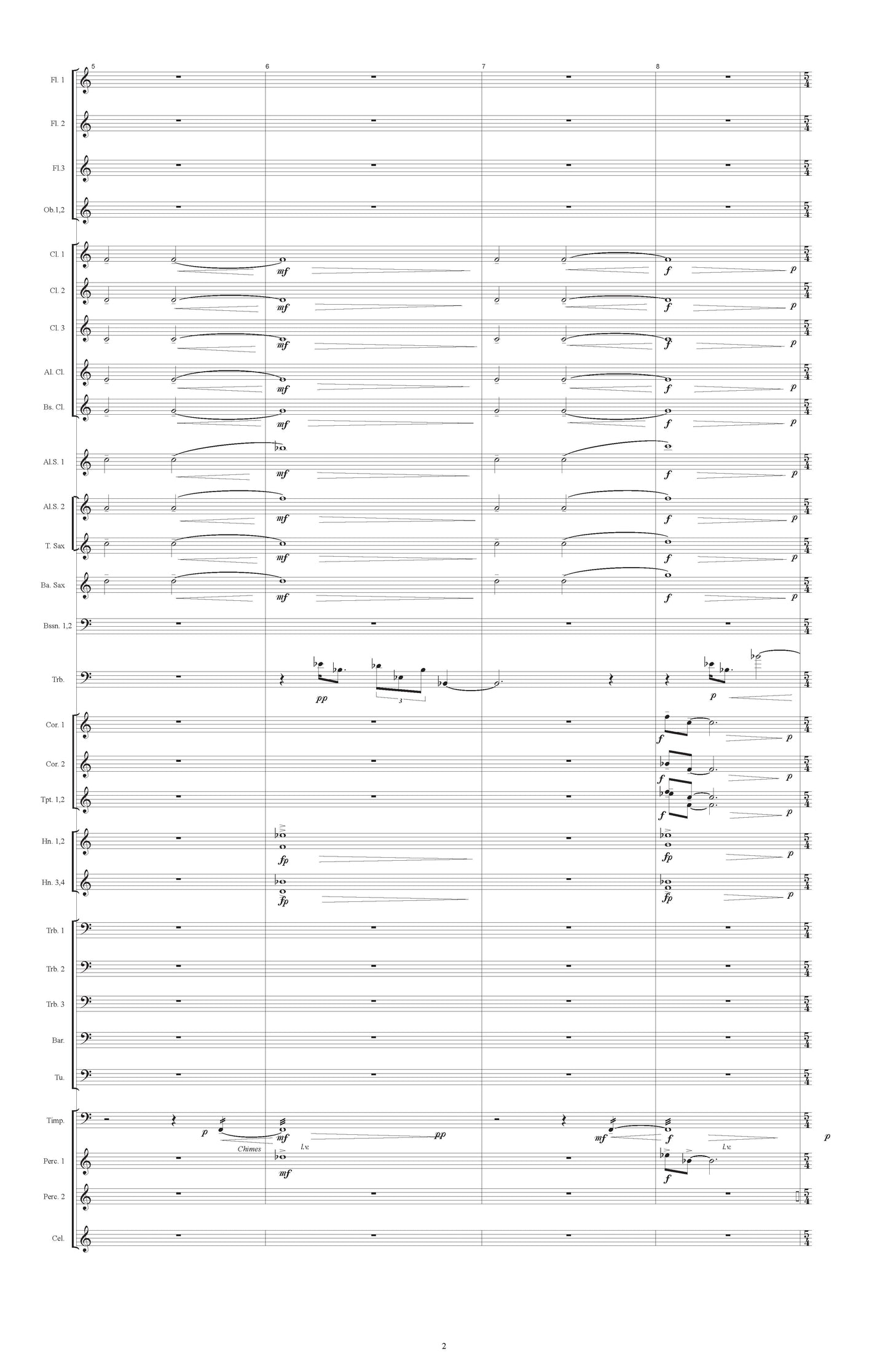 TOUSSAINT II FOR TROMBONE SOLO AND CONCERT BAND