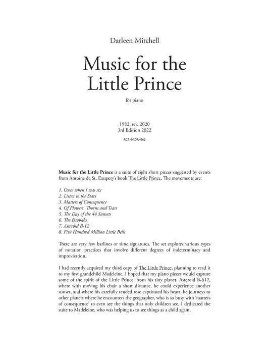 Music for The Little Prince