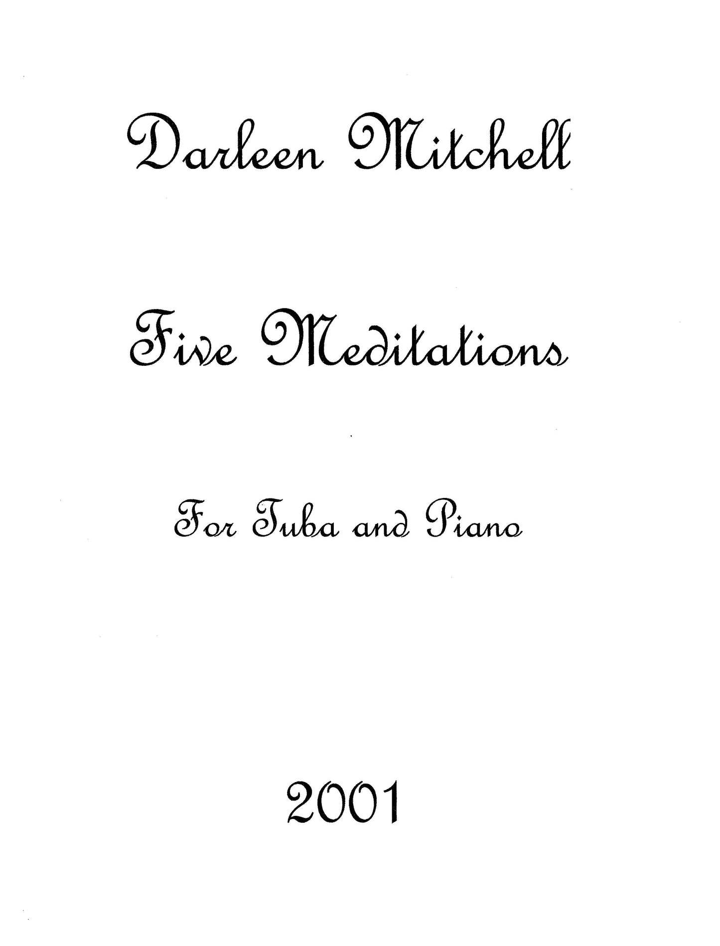 Five Meditations