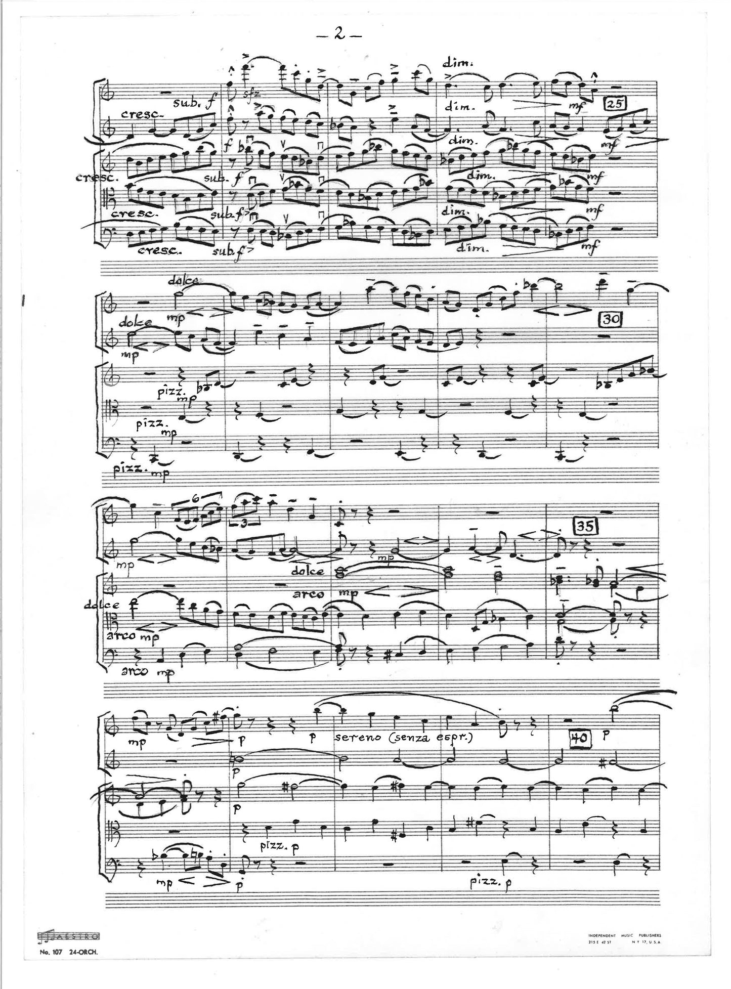 Piece For Flute, Recorder And String Trio