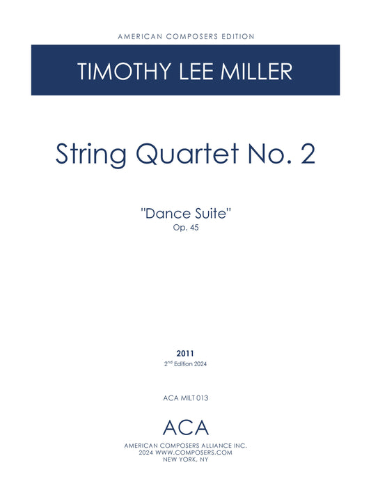 String Quartet No. 2 'Dance Suite'