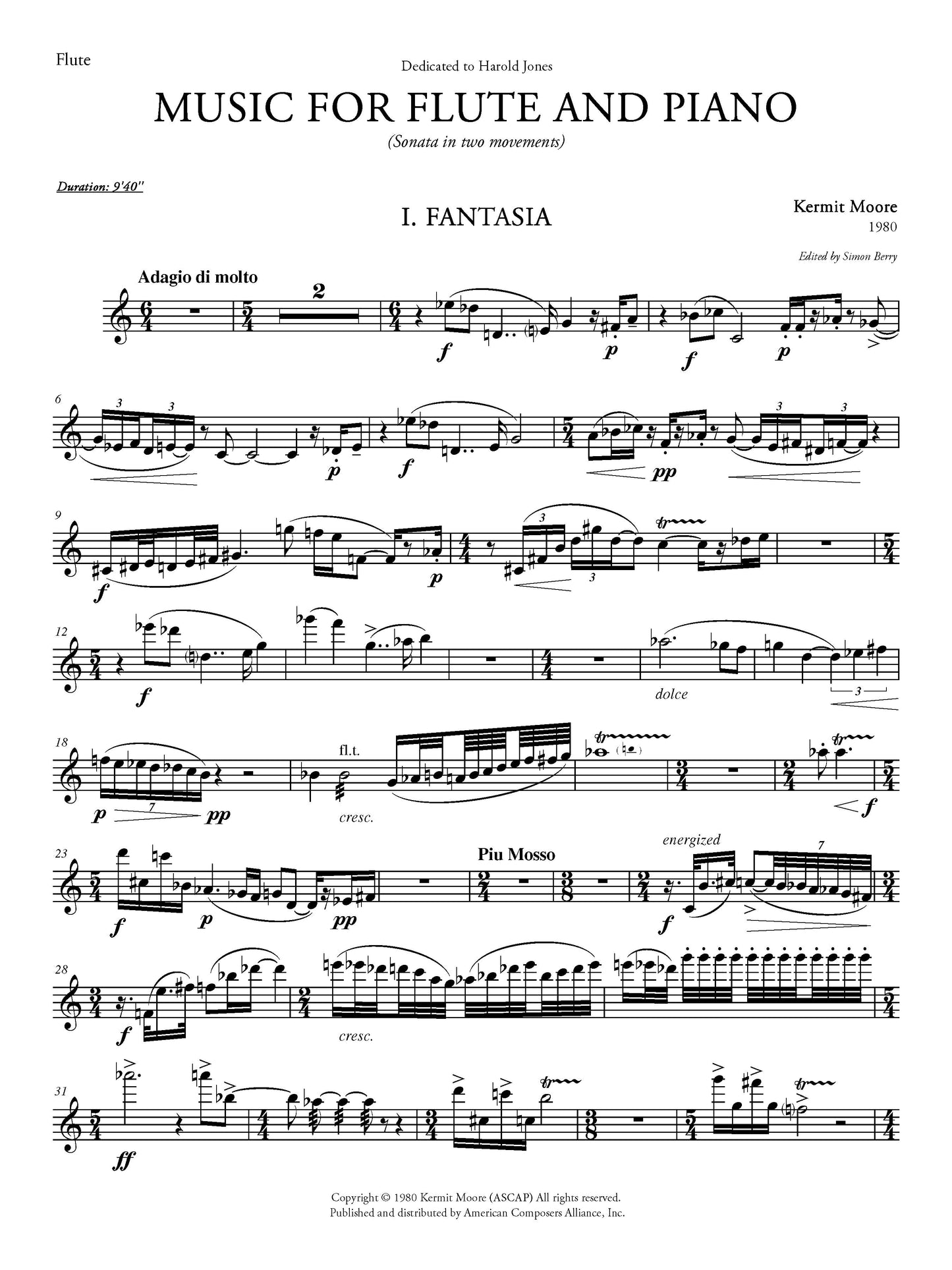 Music for Flute and Piano