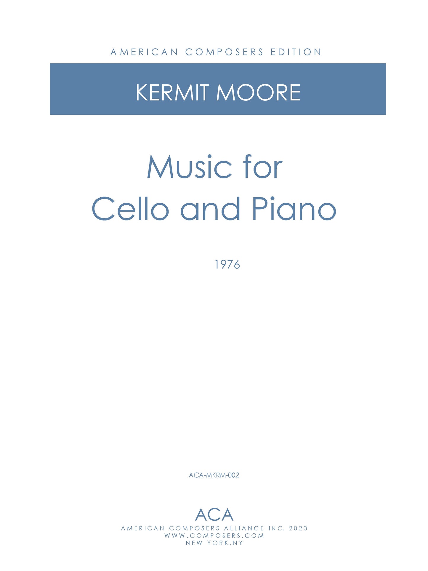 Music for Cello and Piano