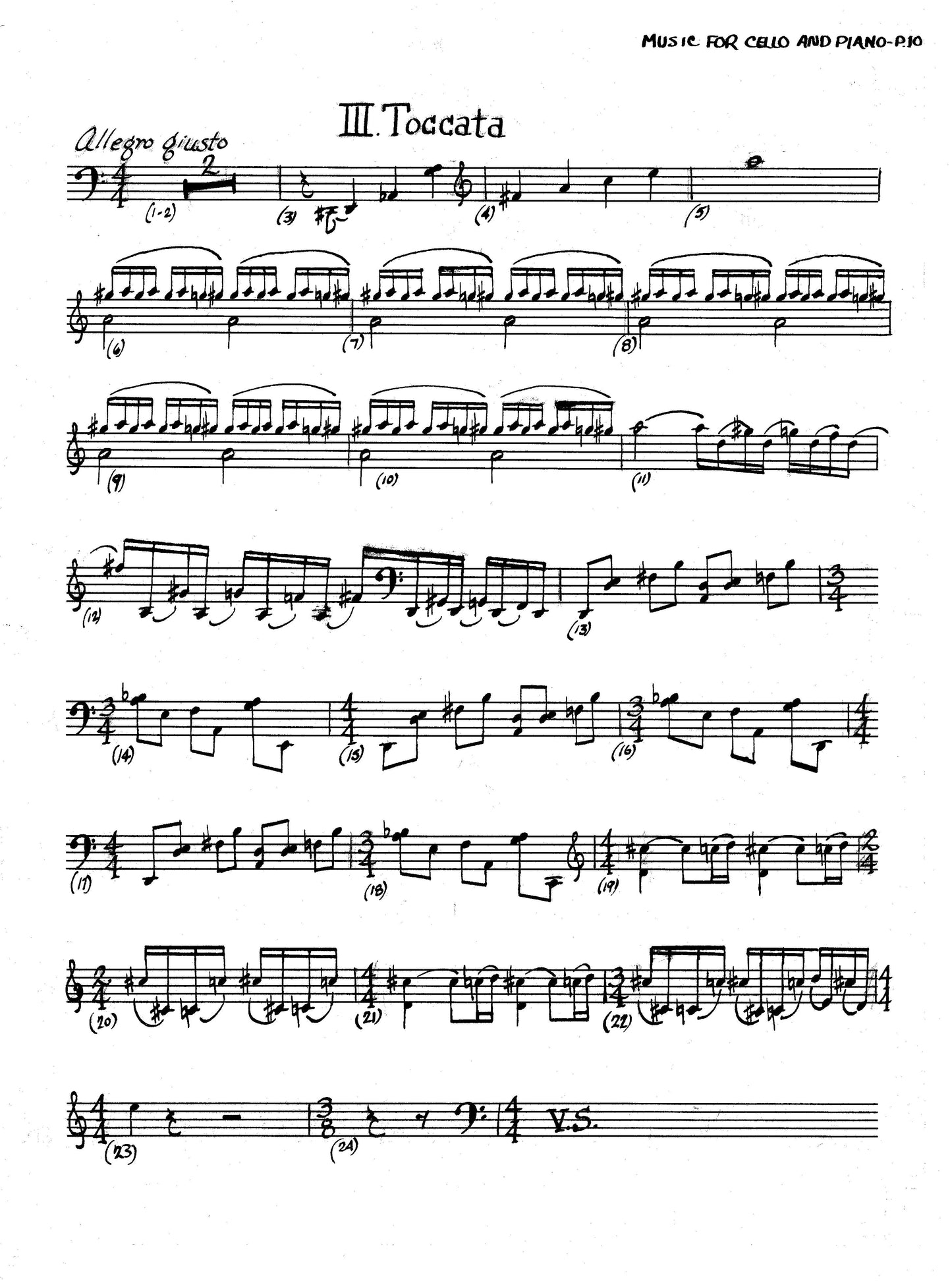 Music for Cello and Piano