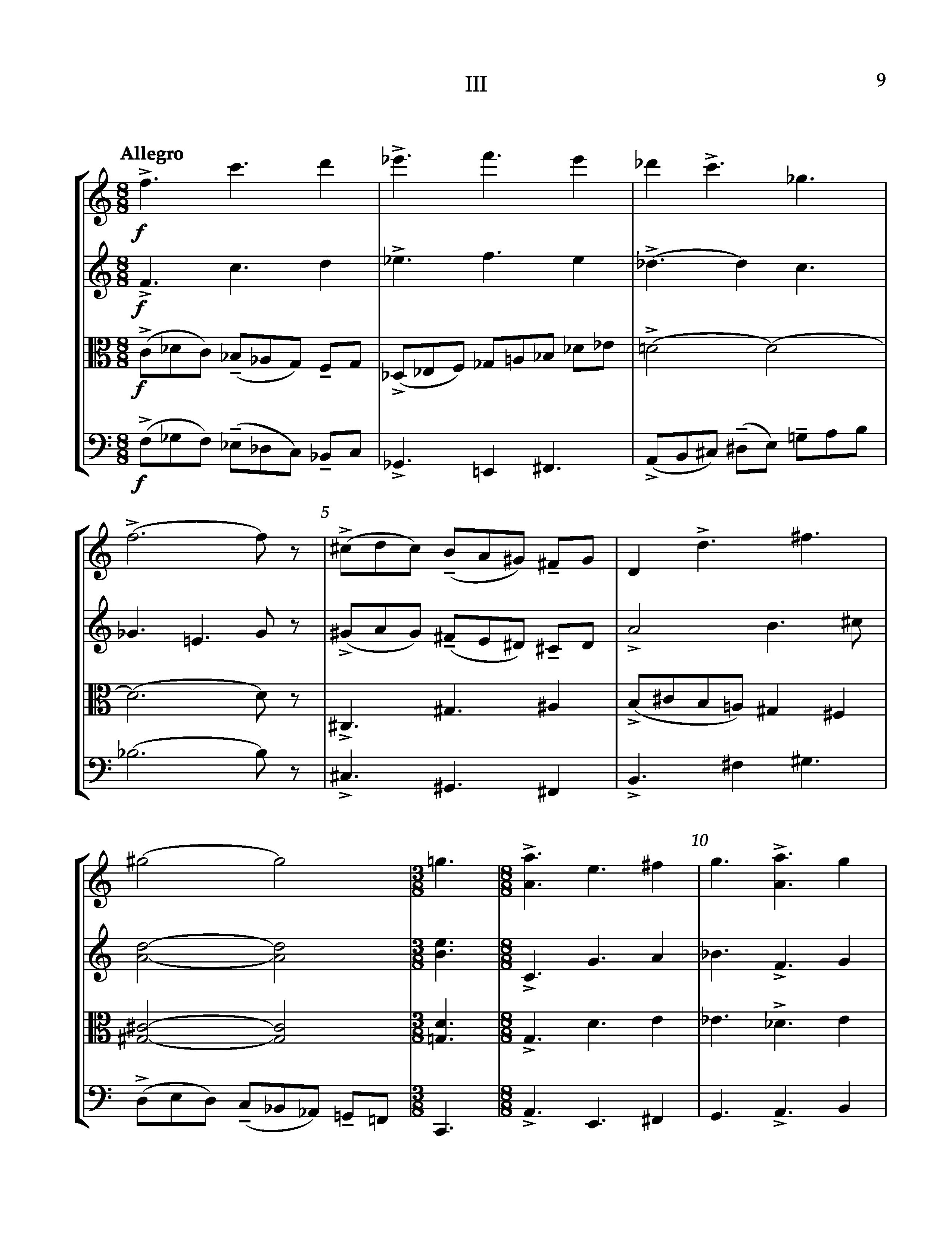 Modes For String Quartet – American Composers Alliance