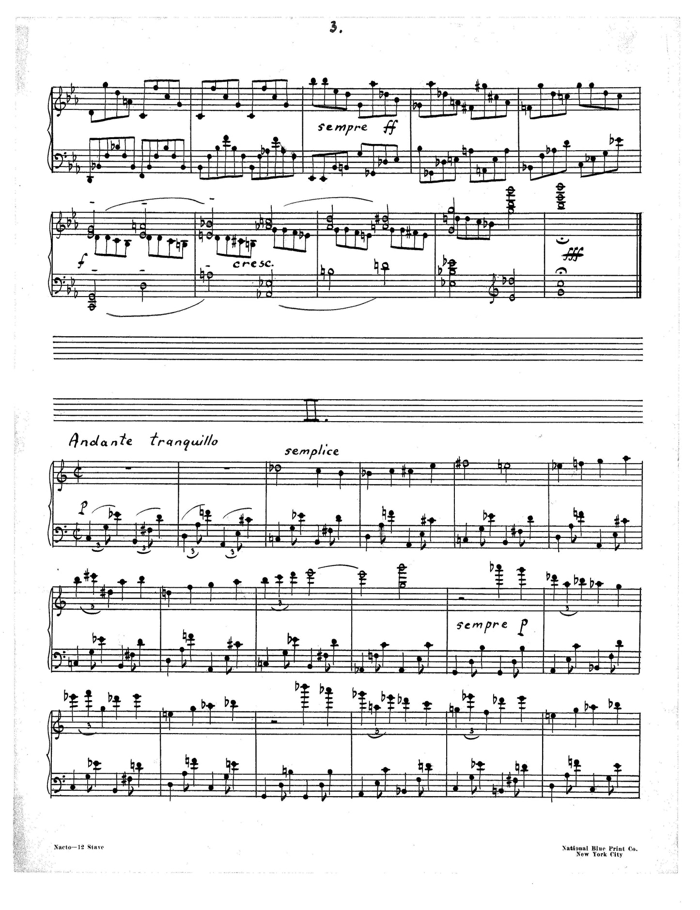 Nine Preludes For Piano