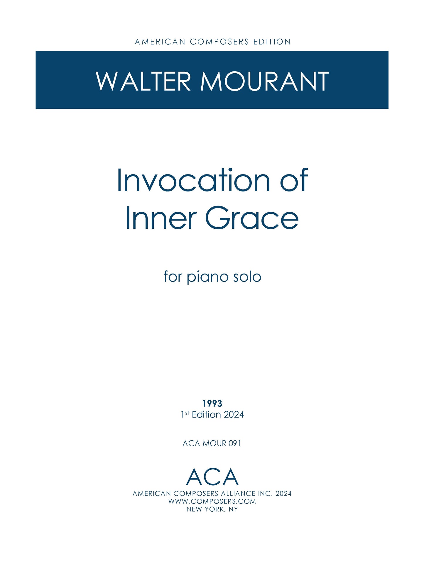 Invocation Of Inner Grace