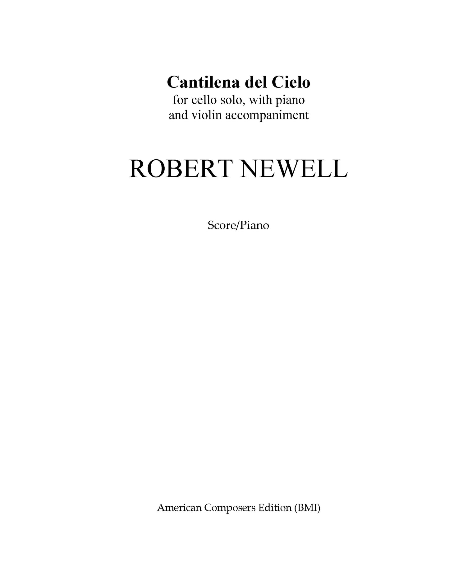 CANTILENA DEL CIELO