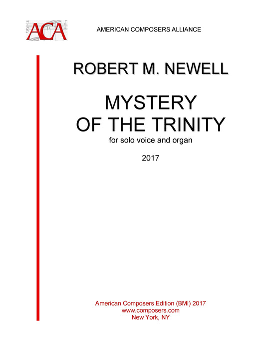 MYSTERY OF THE TRINITY (solo voice, organ)