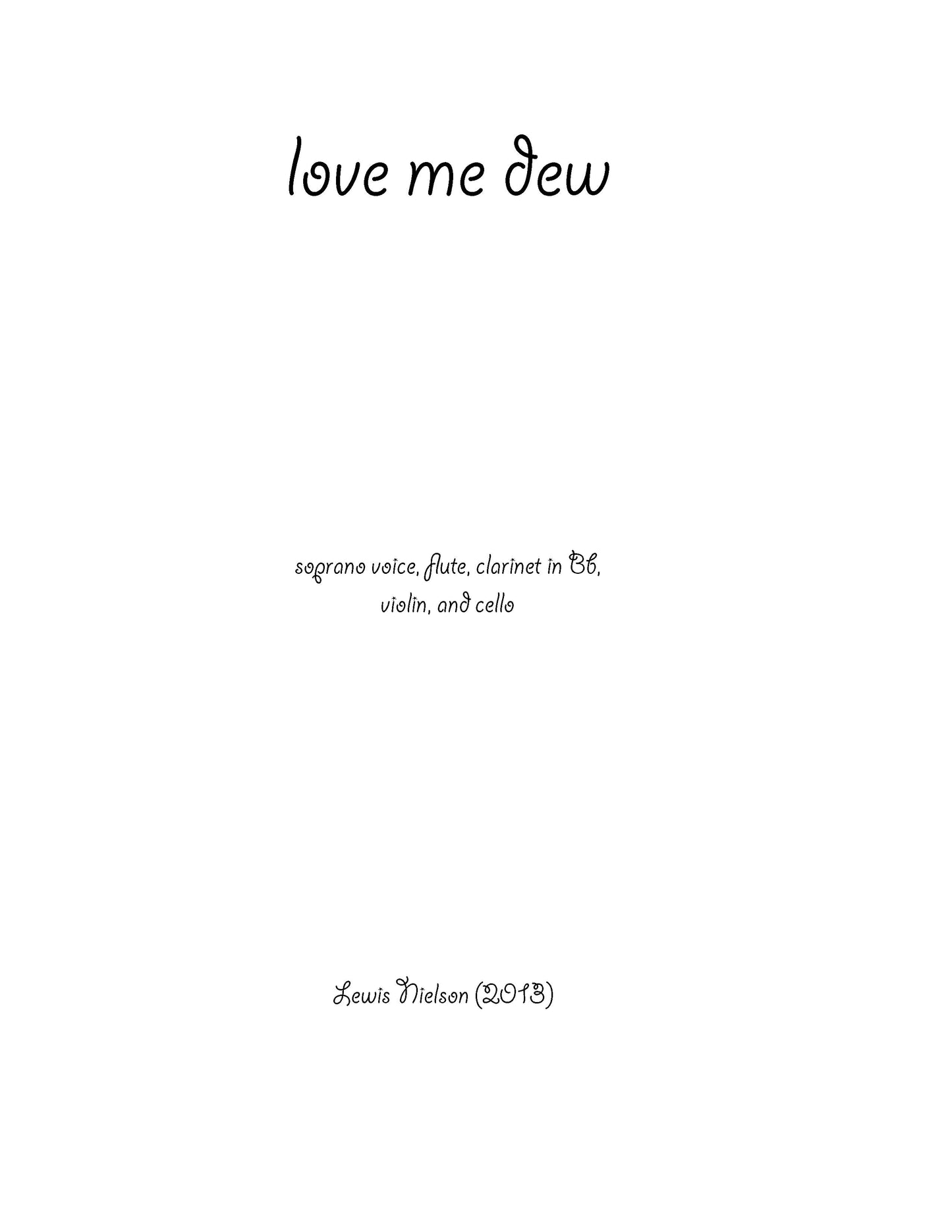 LOVE ME DEW