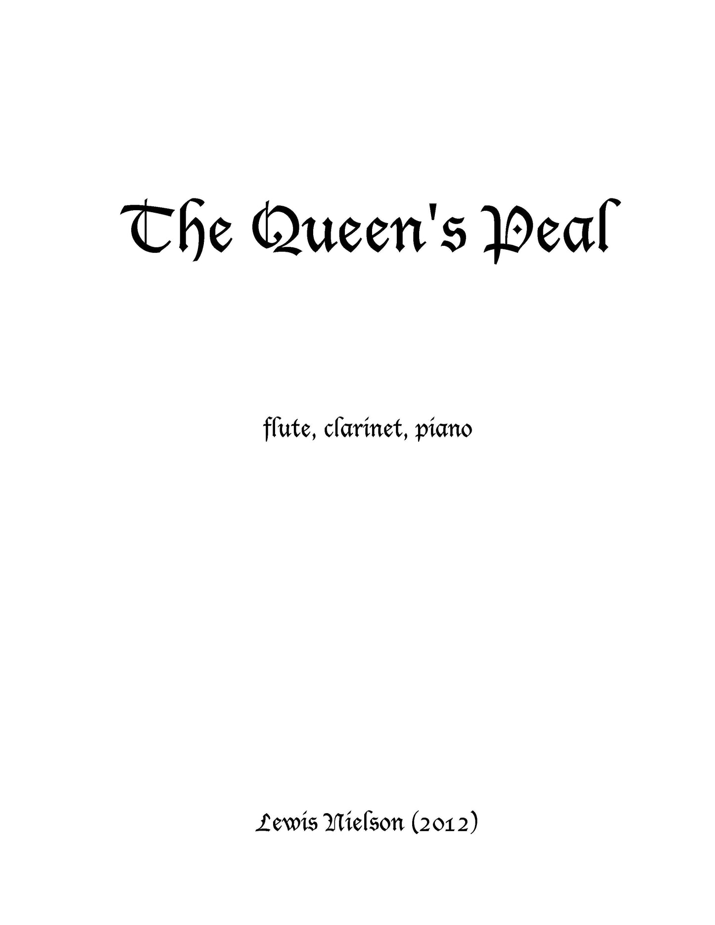 QUEEN'S PEAL