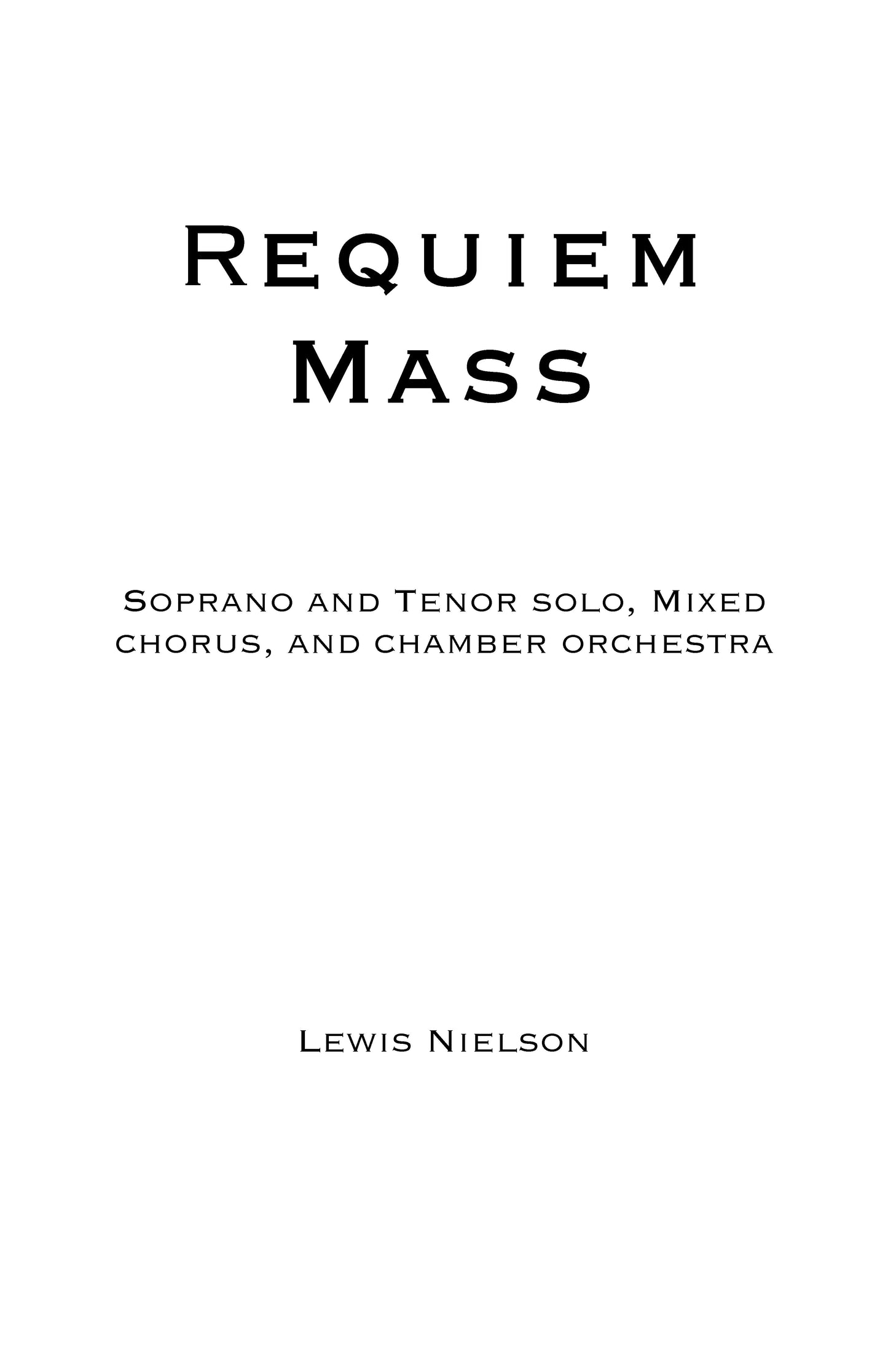 Requiem Mass