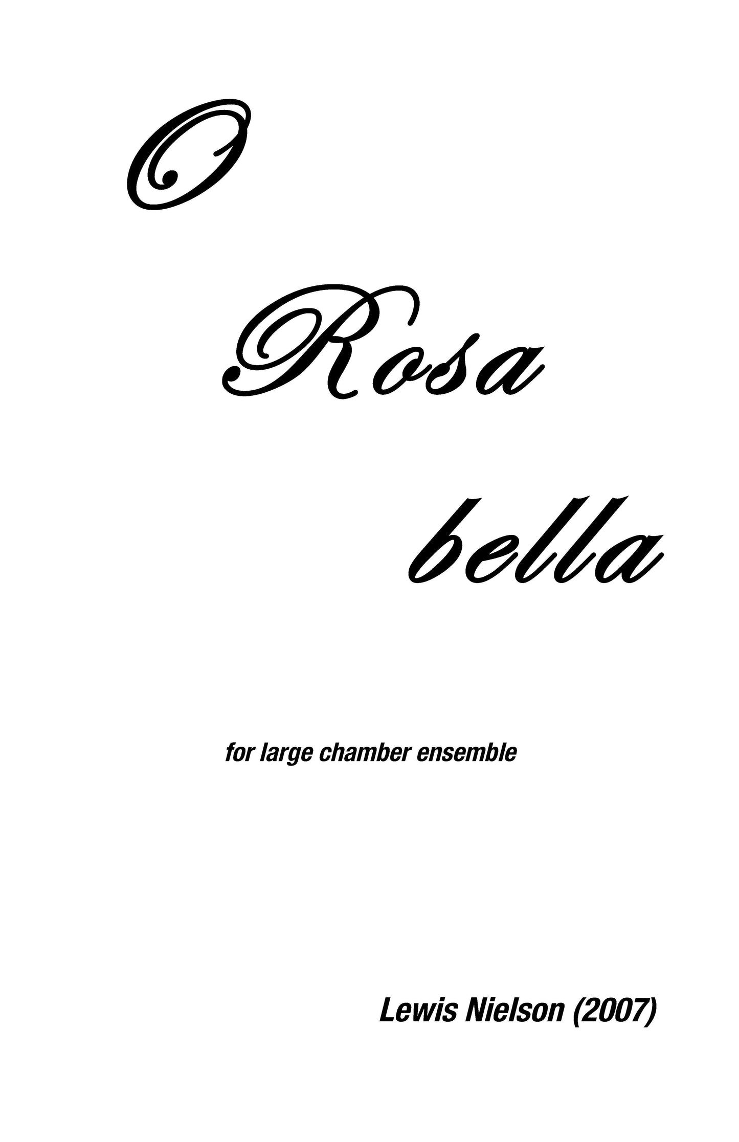 O Rosa Bella