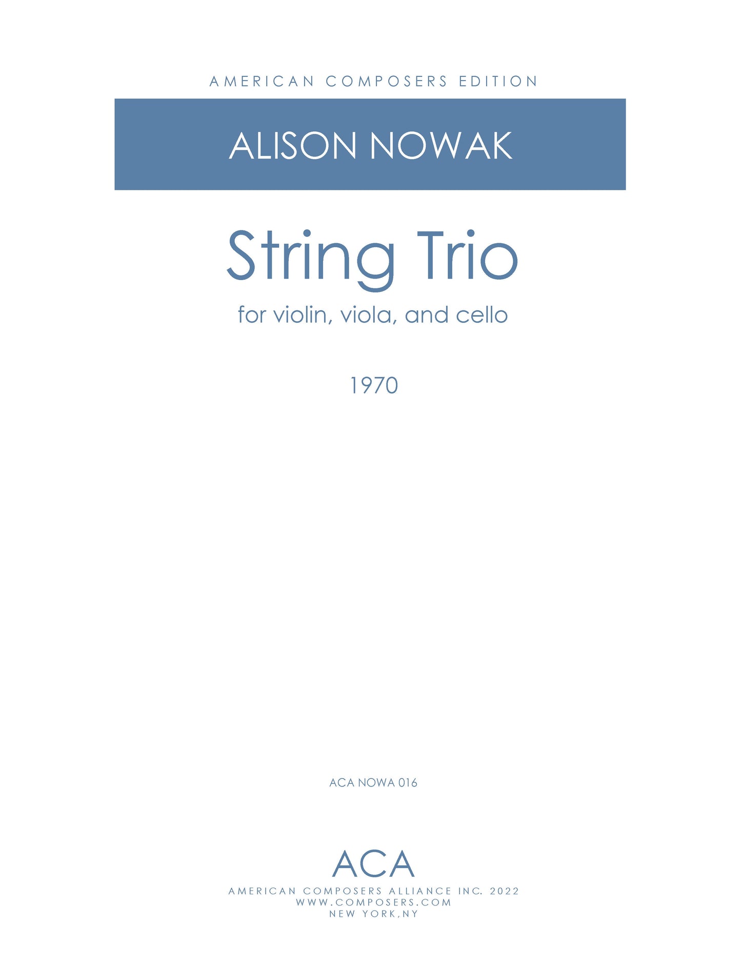 STRING TRIO