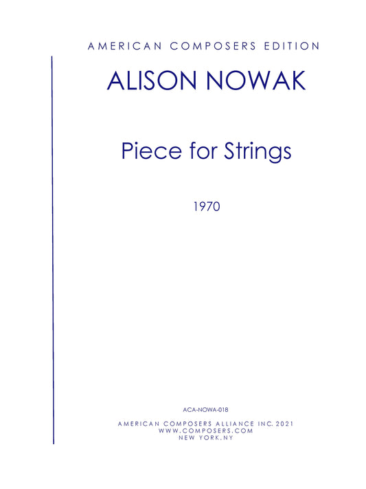 PIECE FOR STRINGS