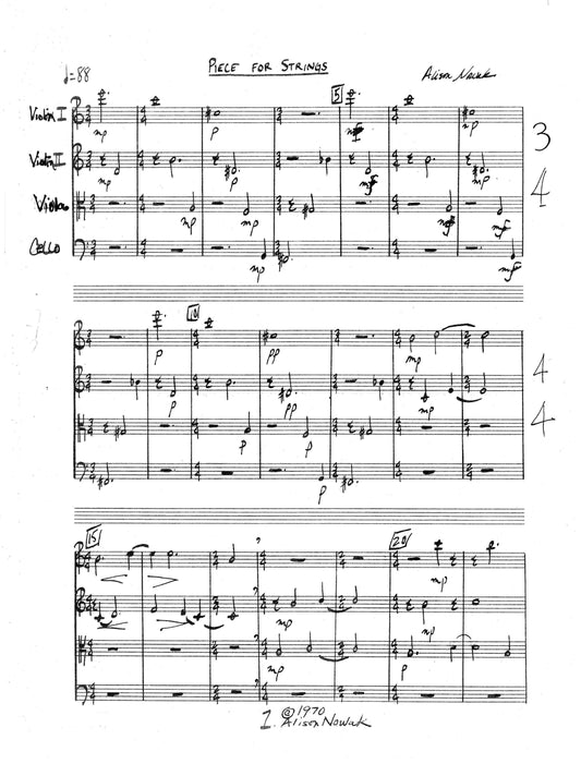 PIECE FOR STRINGS