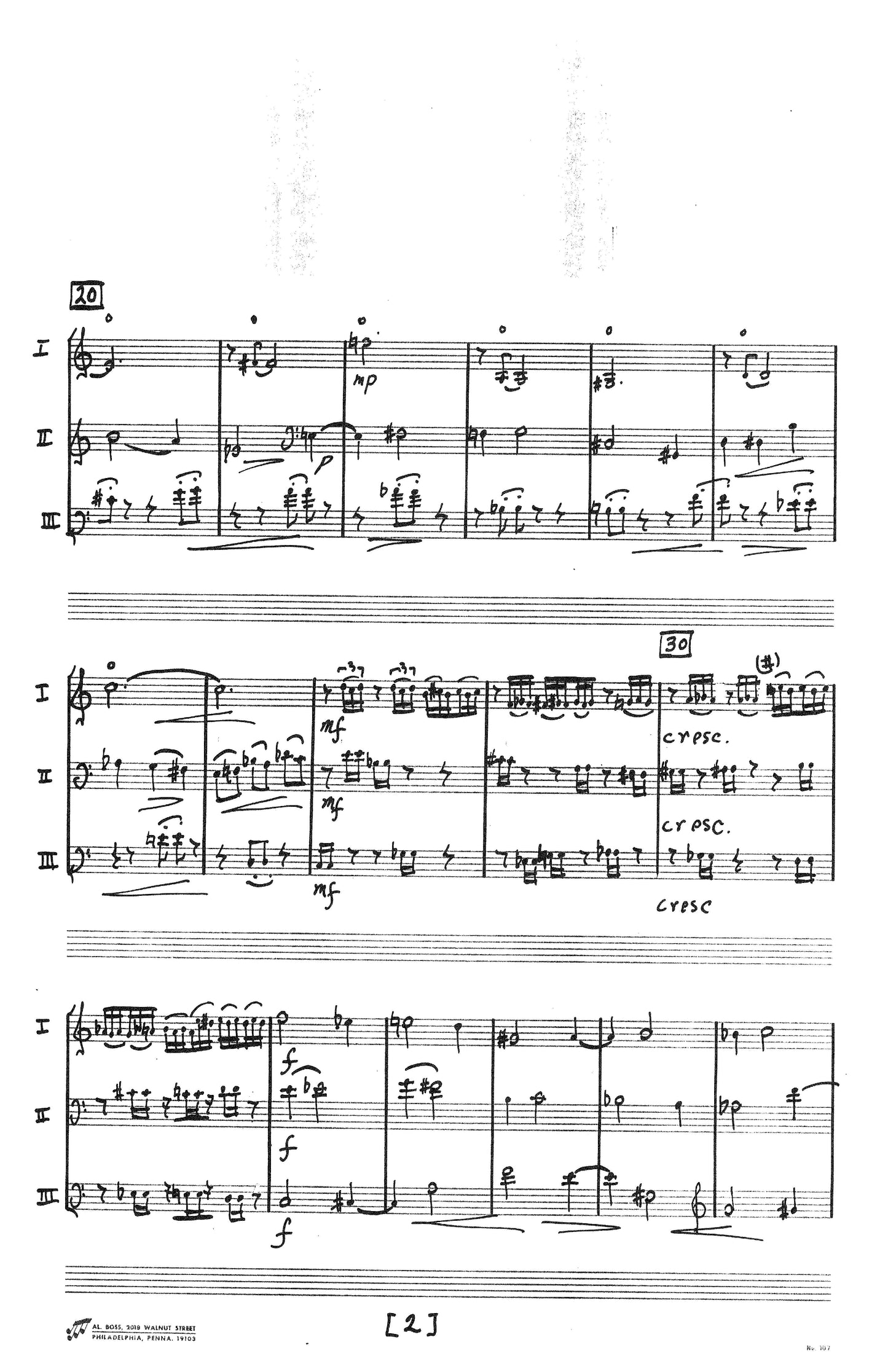 NOCTURNE for Three Double Basses