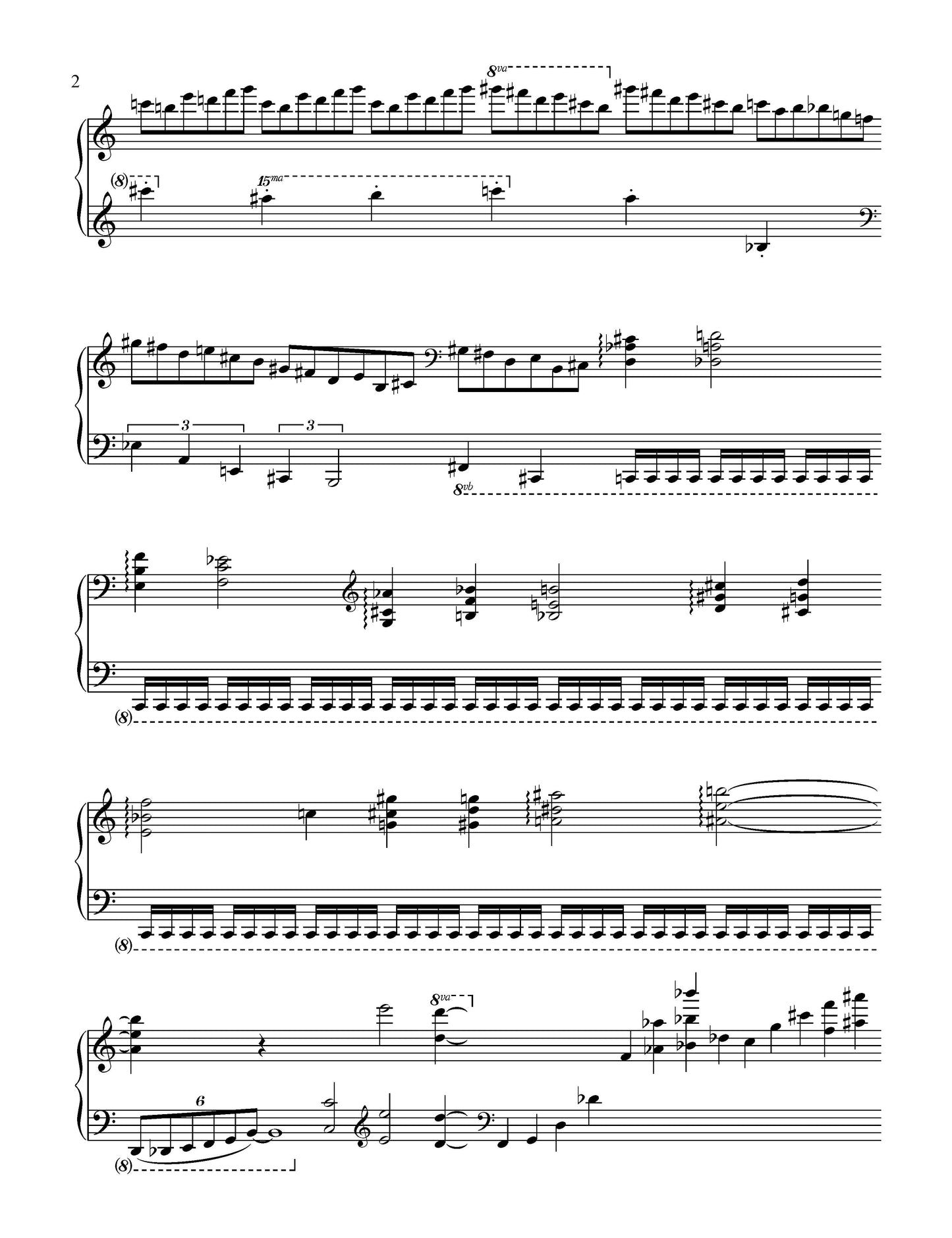 PROPOSITION for solo piano