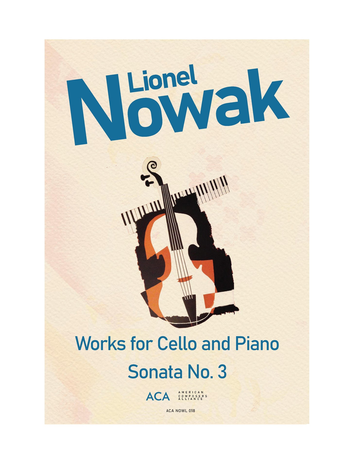 SONATA No. 3 FOR CELLO AND PIANO