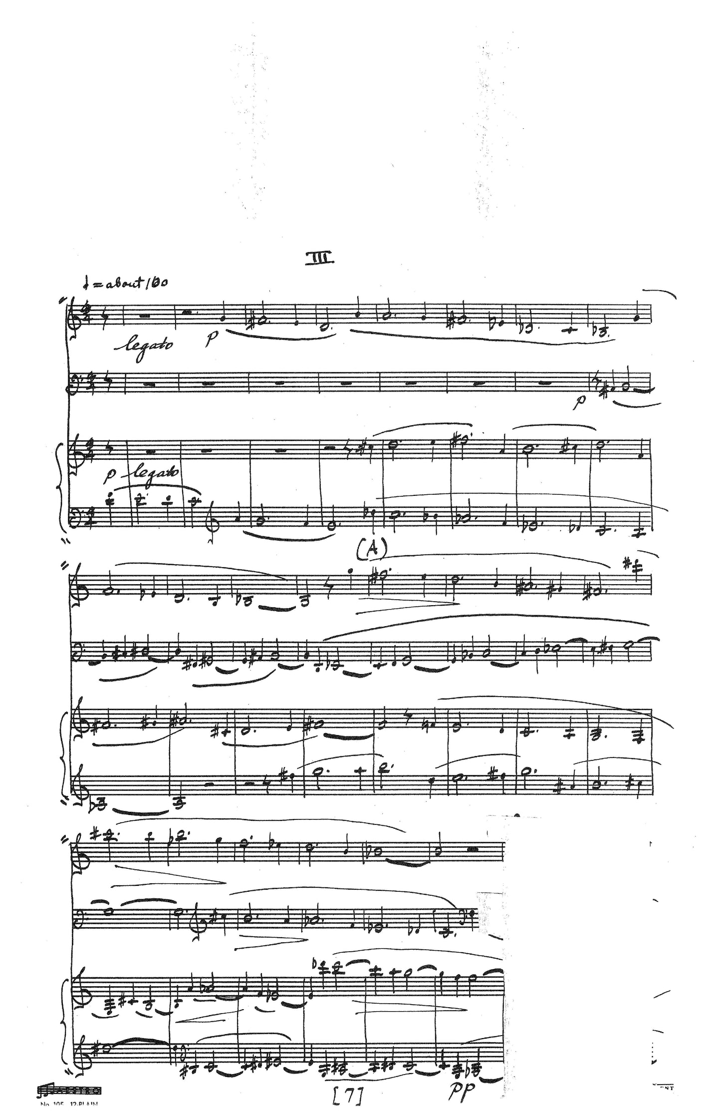 SUITE for Clarinet, Cello, and Piano