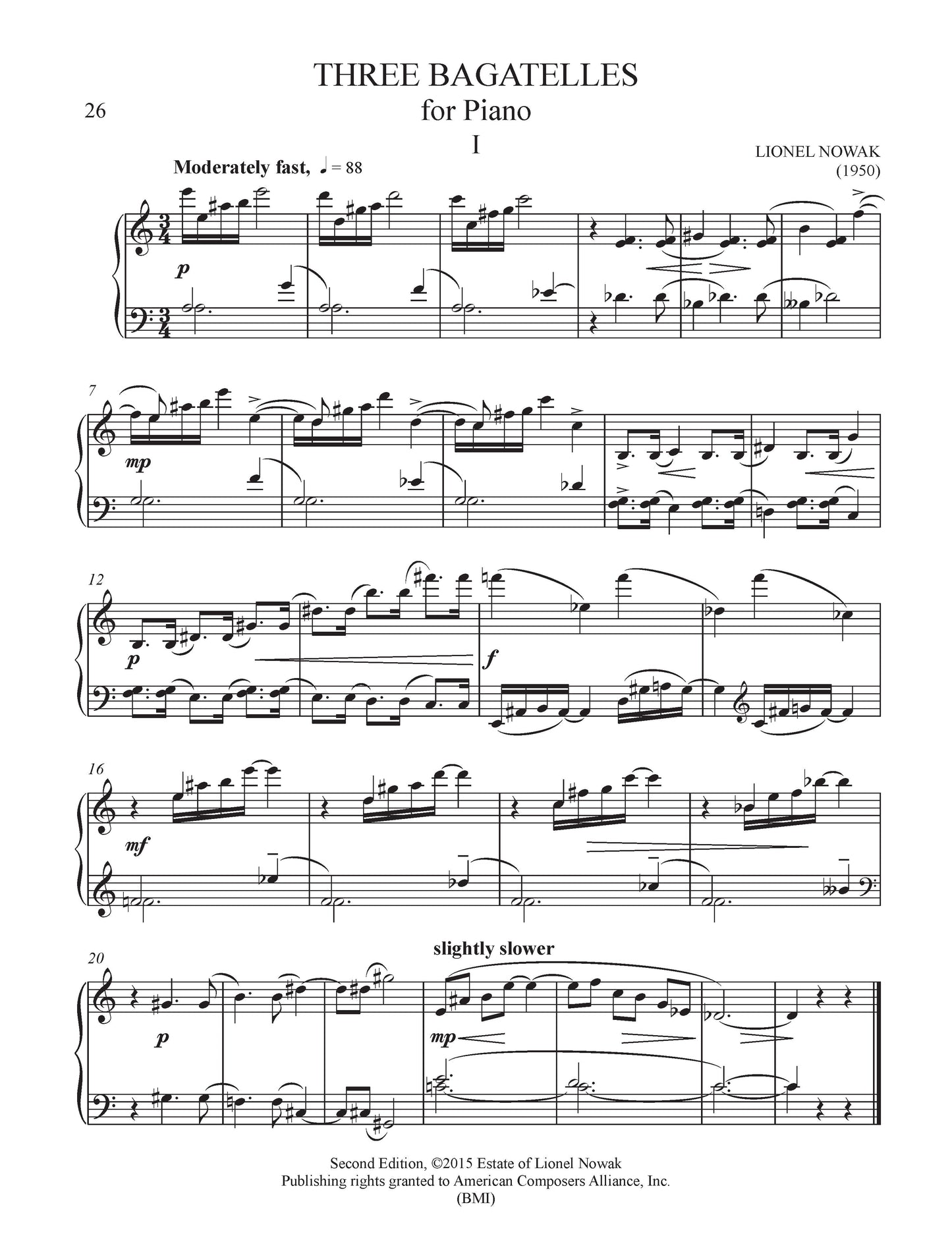 MUSIC FOR SOLO PIANO 1942-91