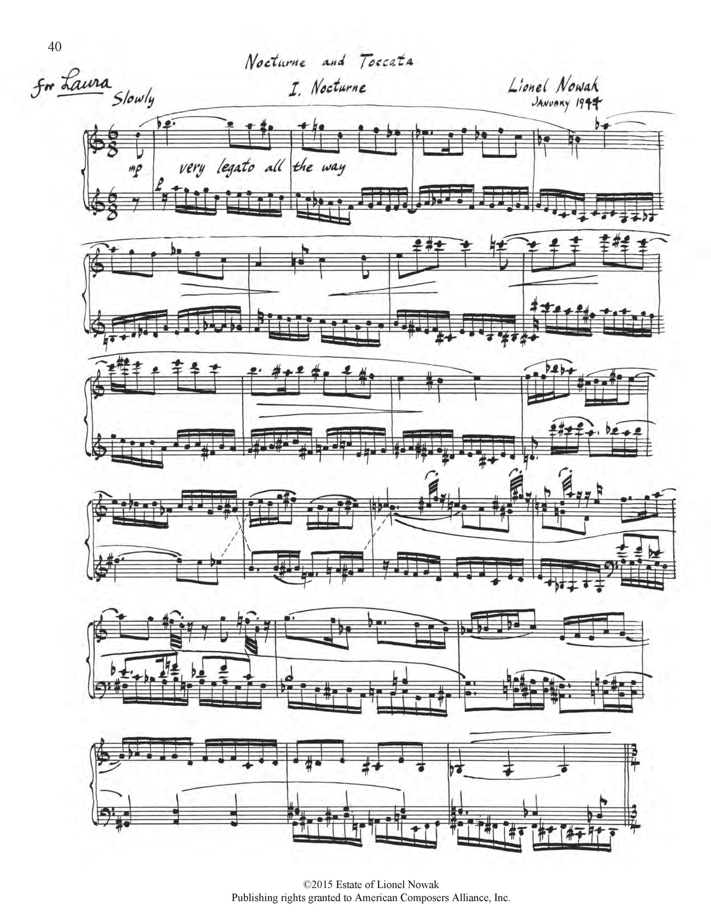 MUSIC FOR SOLO PIANO 1942-91