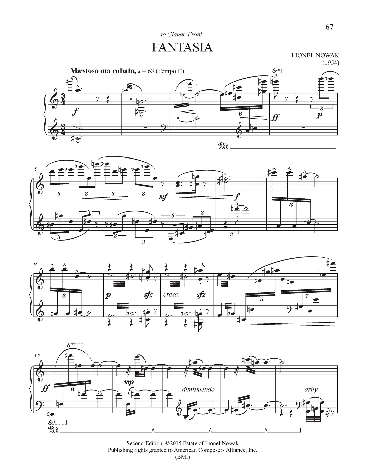 MUSIC FOR SOLO PIANO 1942-91