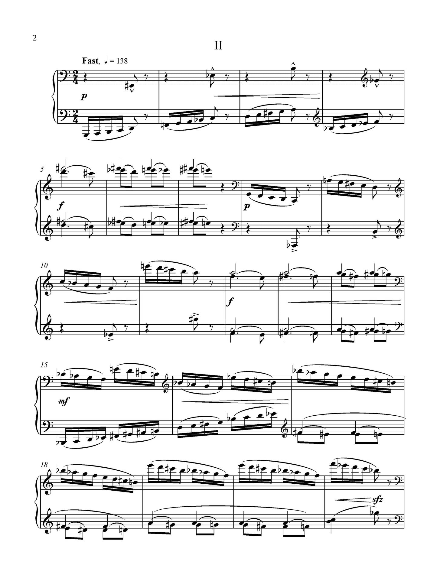 THREE BAGATELLES FOR PIANO