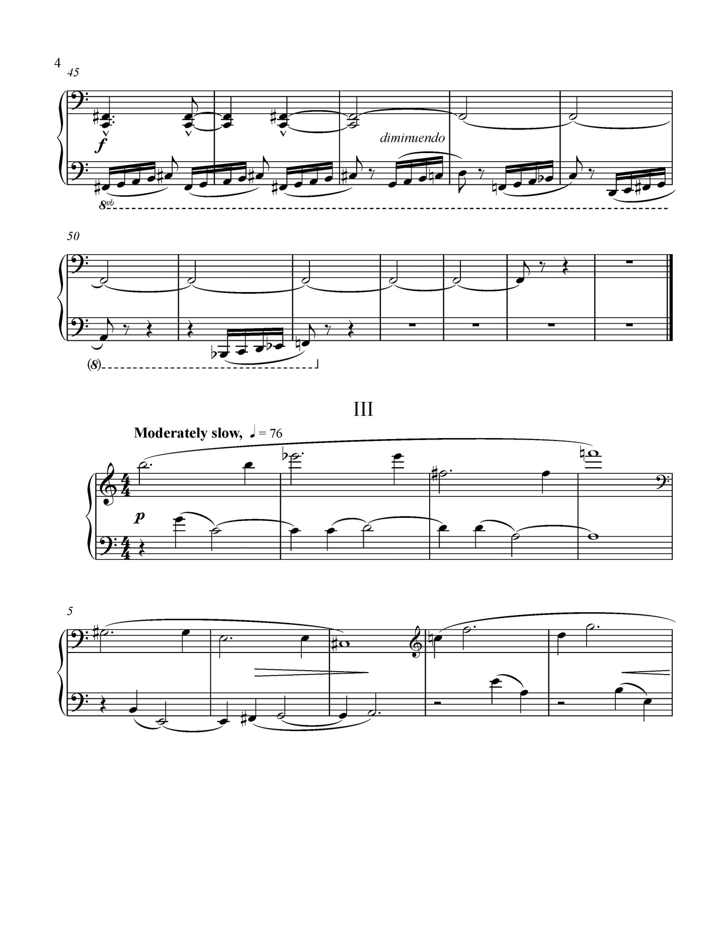 THREE BAGATELLES FOR PIANO