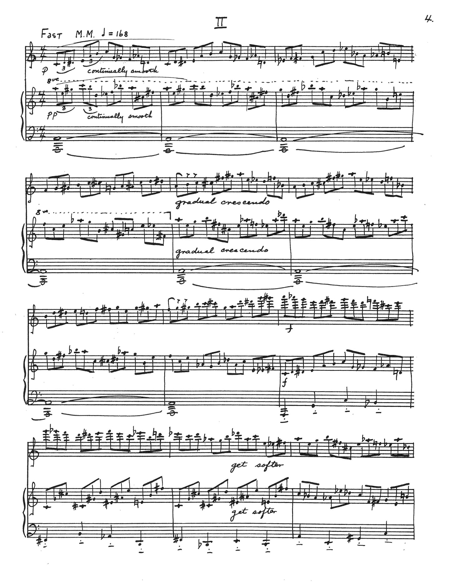 SHORT SUITE FOR FLUTE AND PIANO