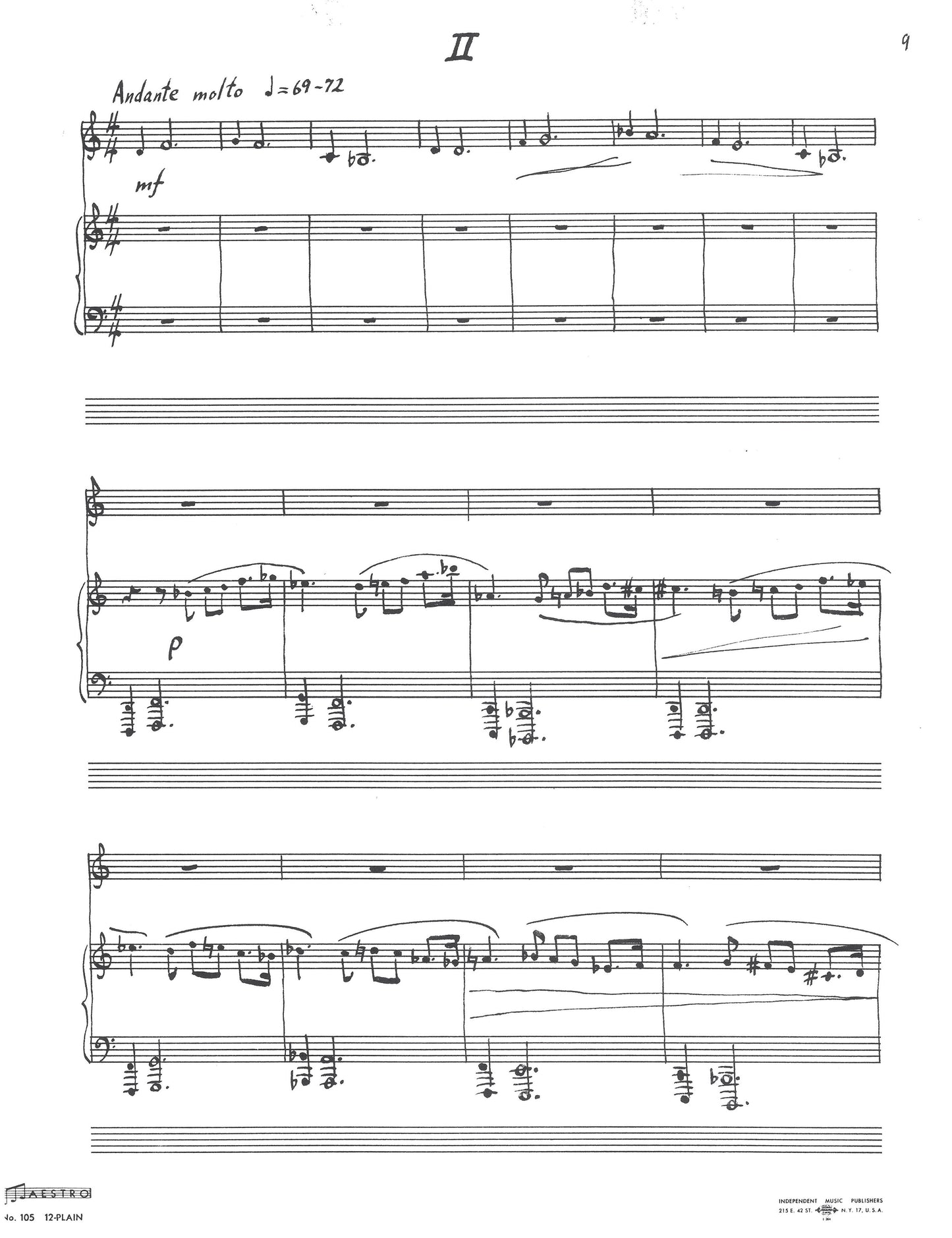 SONATINA for Violin and Piano