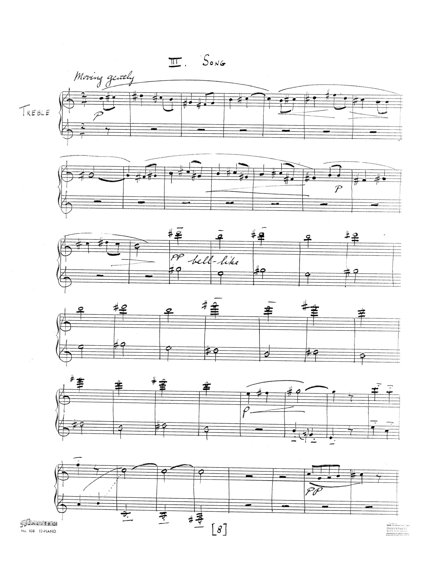 SUITE FOR PIANO FOUR-HANDS