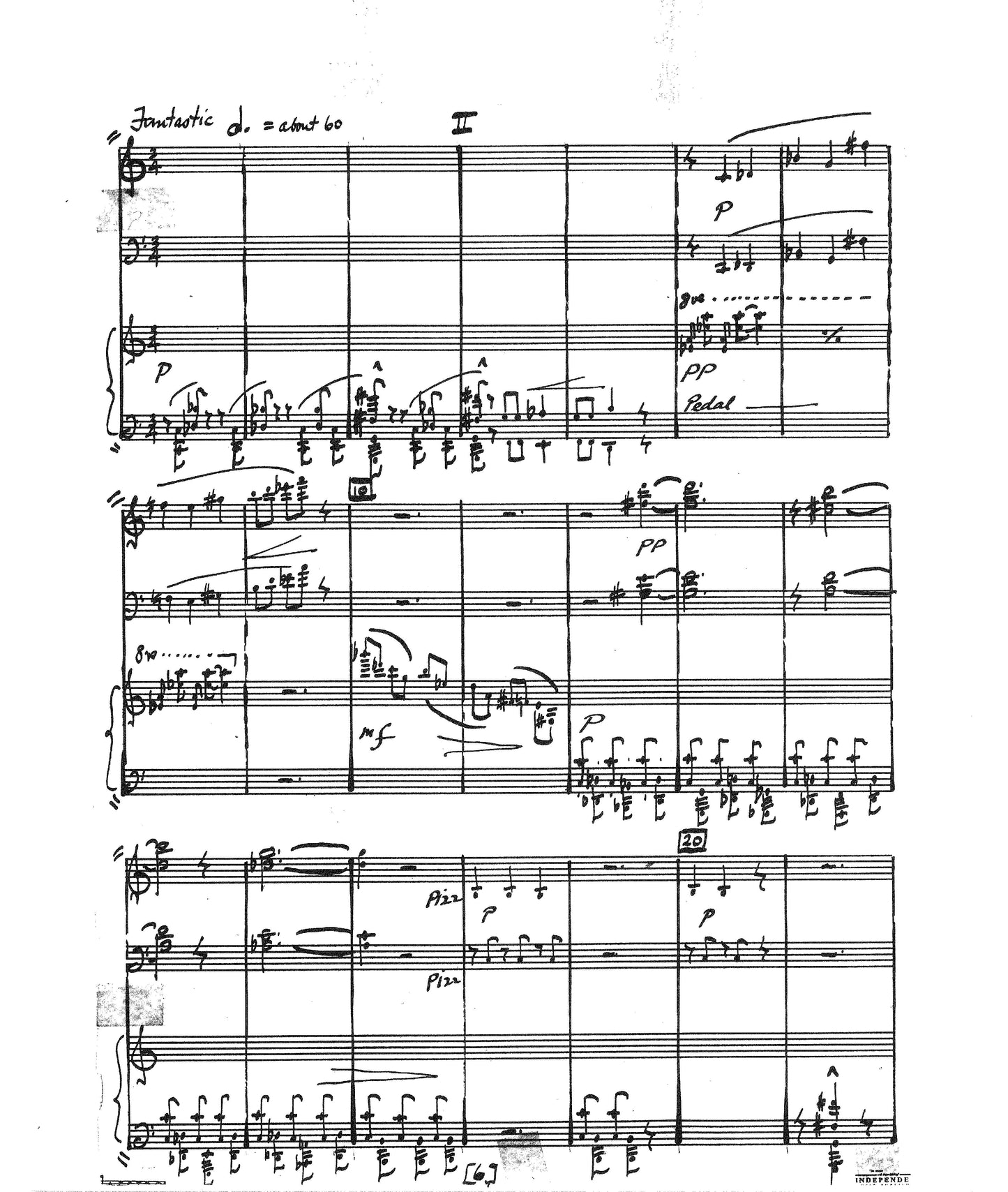 TRIO for Violin, Cello, and Piano