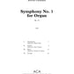 Symphony No. 1 for Organ