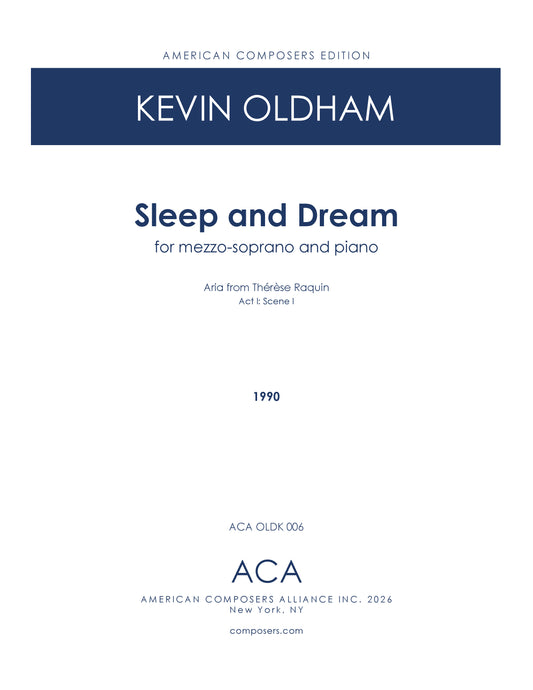 Sleep and Dream (Aria)