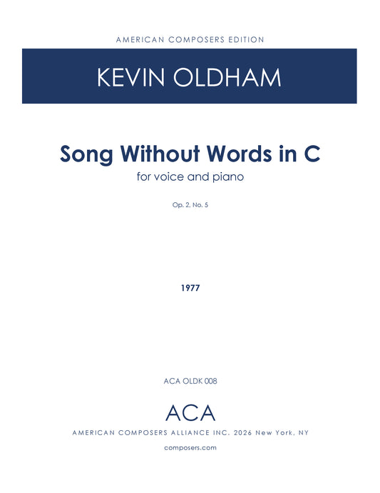 Song Without Words in C