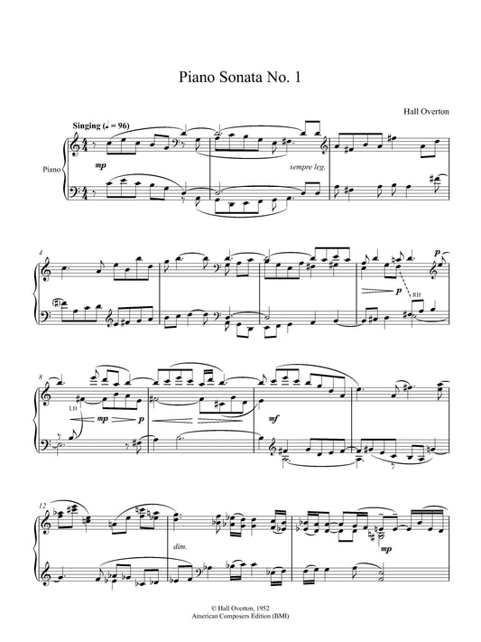 PIANO SONATA NO. 1