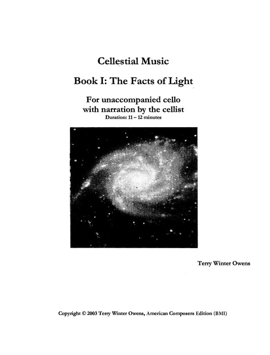 Celestial Music Book 1:The Facts of Light