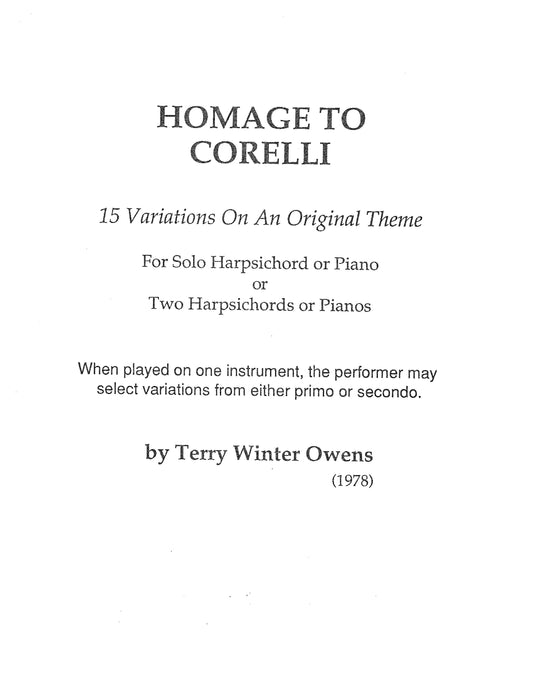 Homage to Corelli