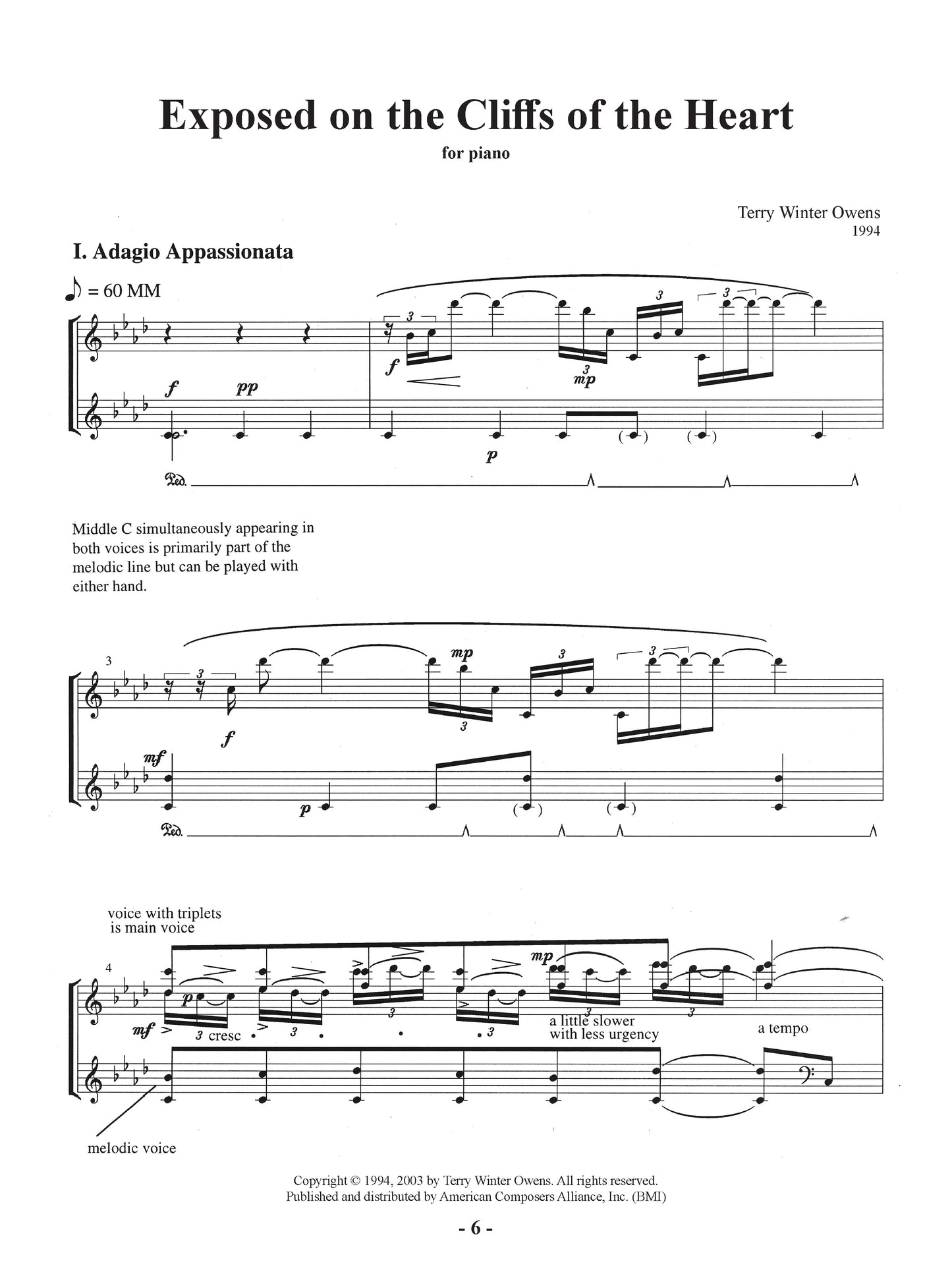 Exposed on the Cliffs of the Heart