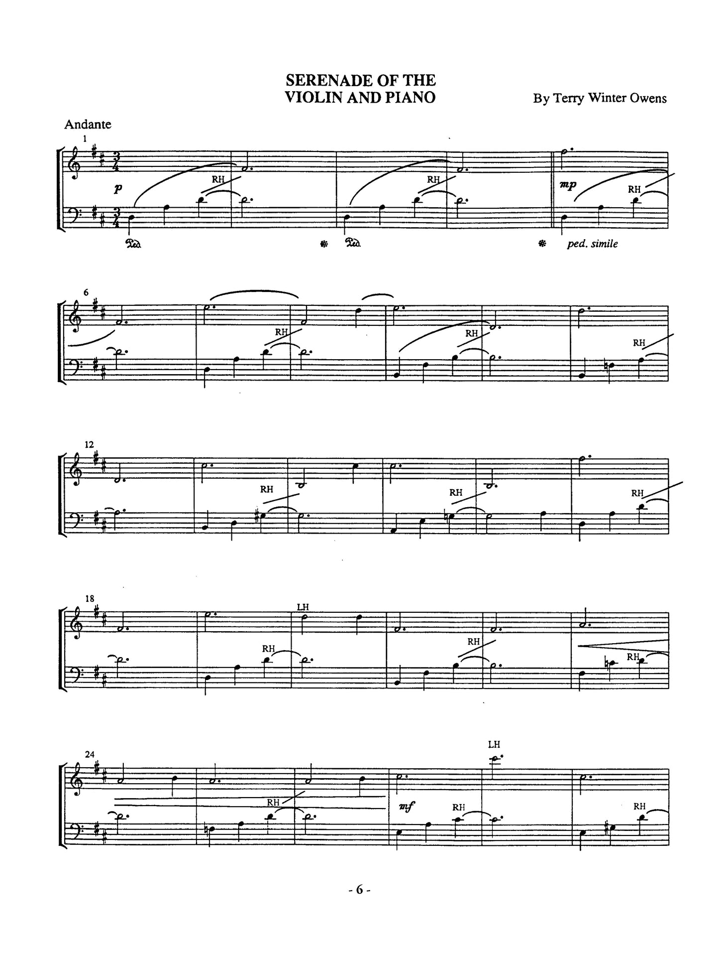 Serenades of the Instruments (Nine Pieces for Piano)