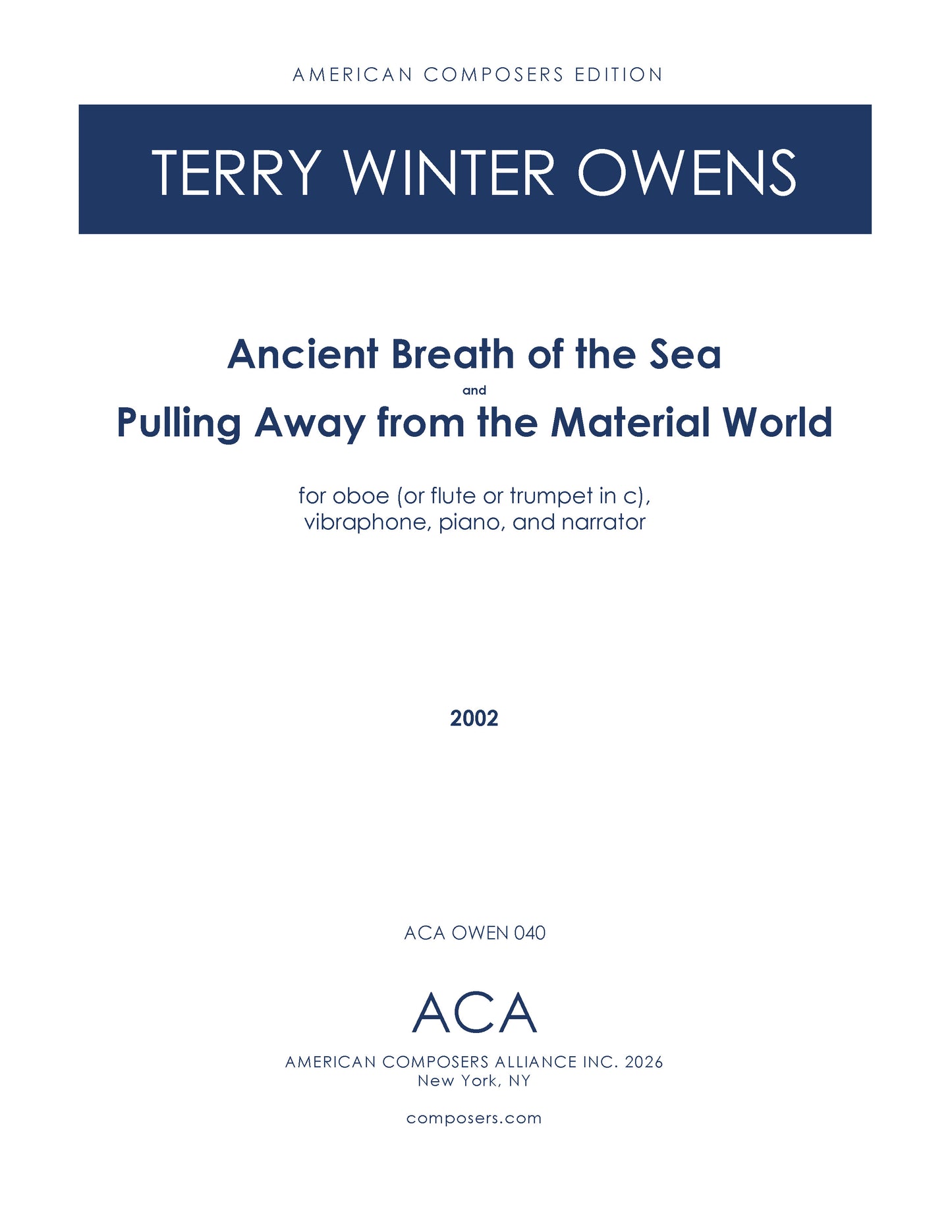 Ancient Breath of the Sea & Pulling Away from the Material World